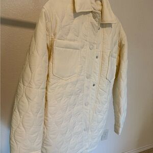 Industry Republic Clothing XS TP Cream Quilted Windbreaker Jacket or Shacket